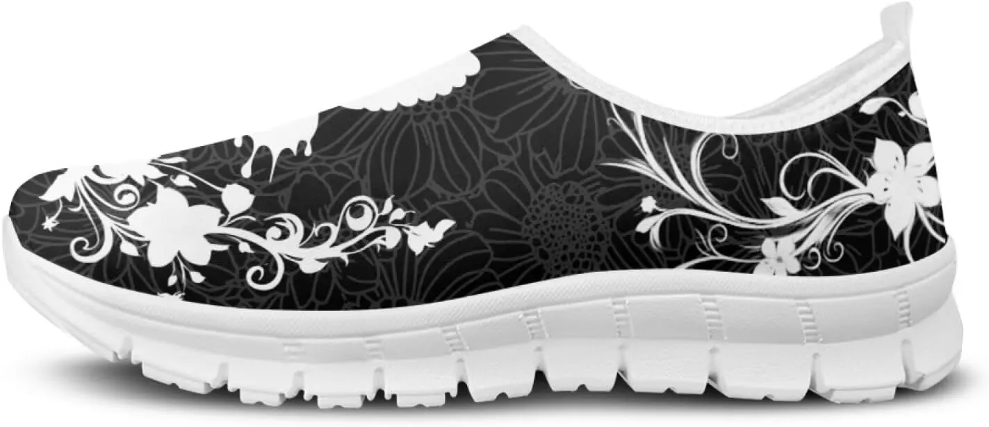 Insects Slip On Shoes for Women Comfort Low Top Mesh Loafers Sneakers Men Classic Casual Walking Trainer Shoes