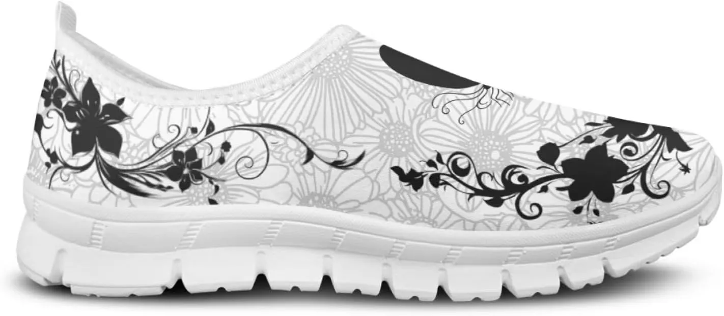 Insects Slip On Shoes for Women Comfort Low Top Mesh Loafers Sneakers Men Classic Casual Walking Trainer Shoes
