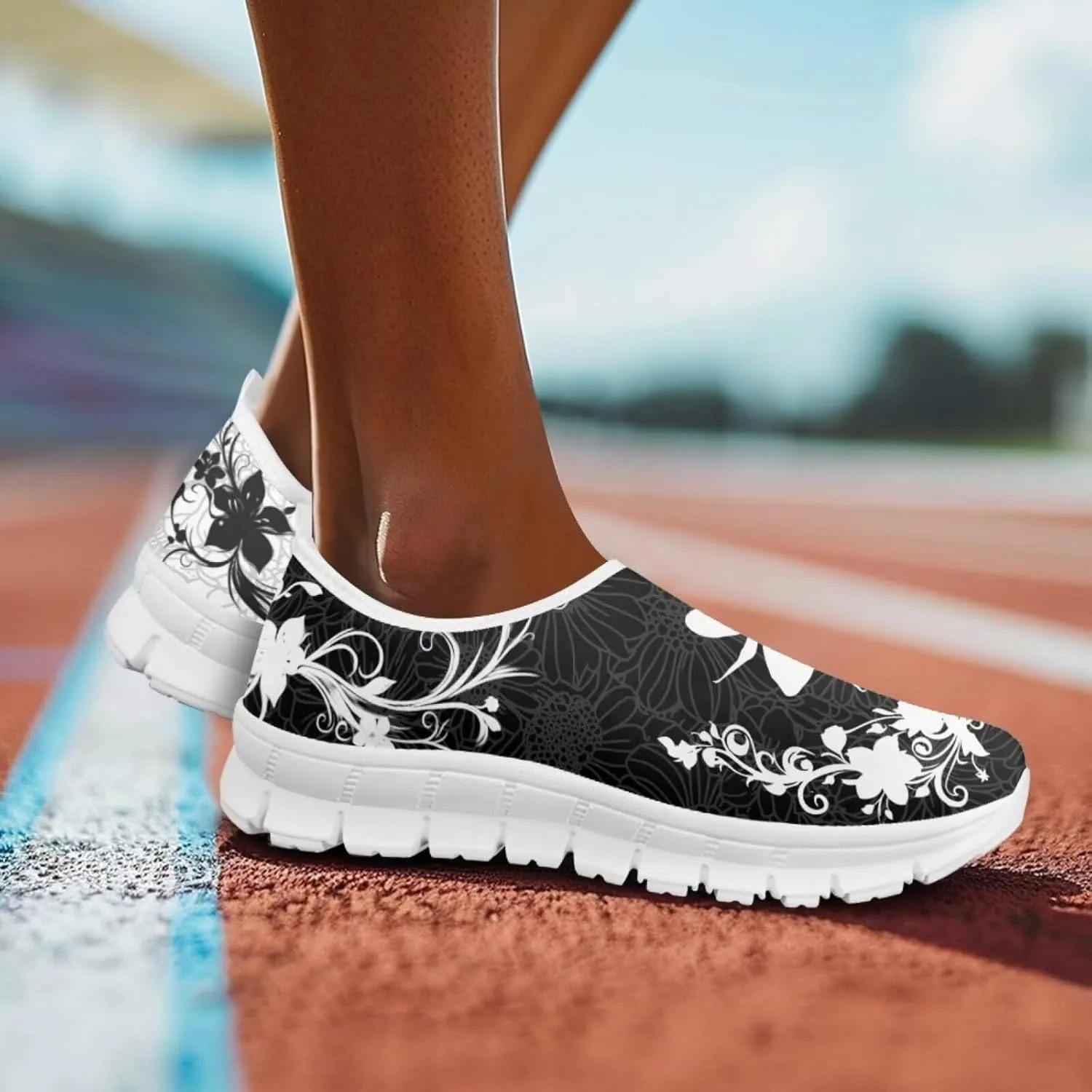 Insects Slip On Shoes for Women Comfort Low Top Mesh Loafers Sneakers Men Classic Casual Walking Trainer Shoes