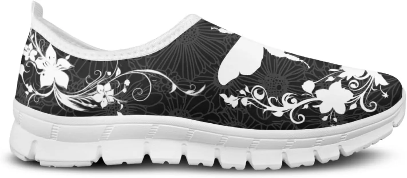 Insects Slip On Shoes for Women Comfort Low Top Mesh Loafers Sneakers Men Classic Casual Walking Trainer Shoes
