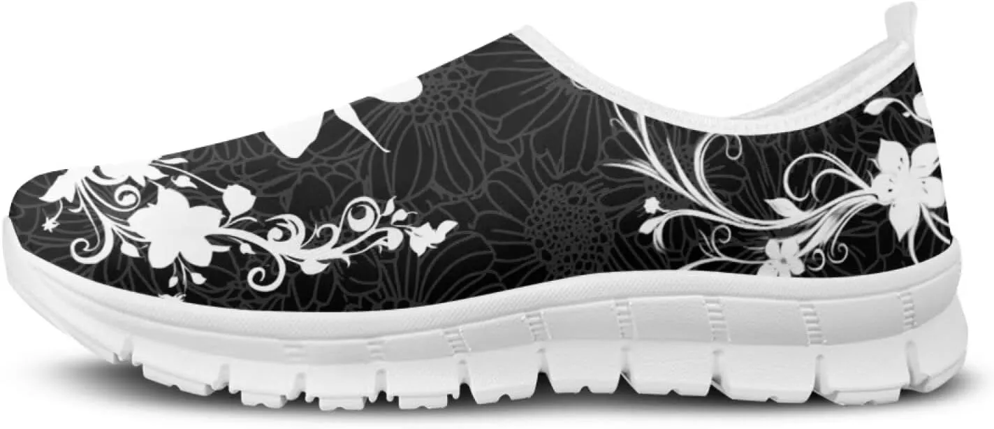 Insects Slip On Shoes for Women Comfort Low Top Mesh Loafers Sneakers Men Classic Casual Walking Trainer Shoes