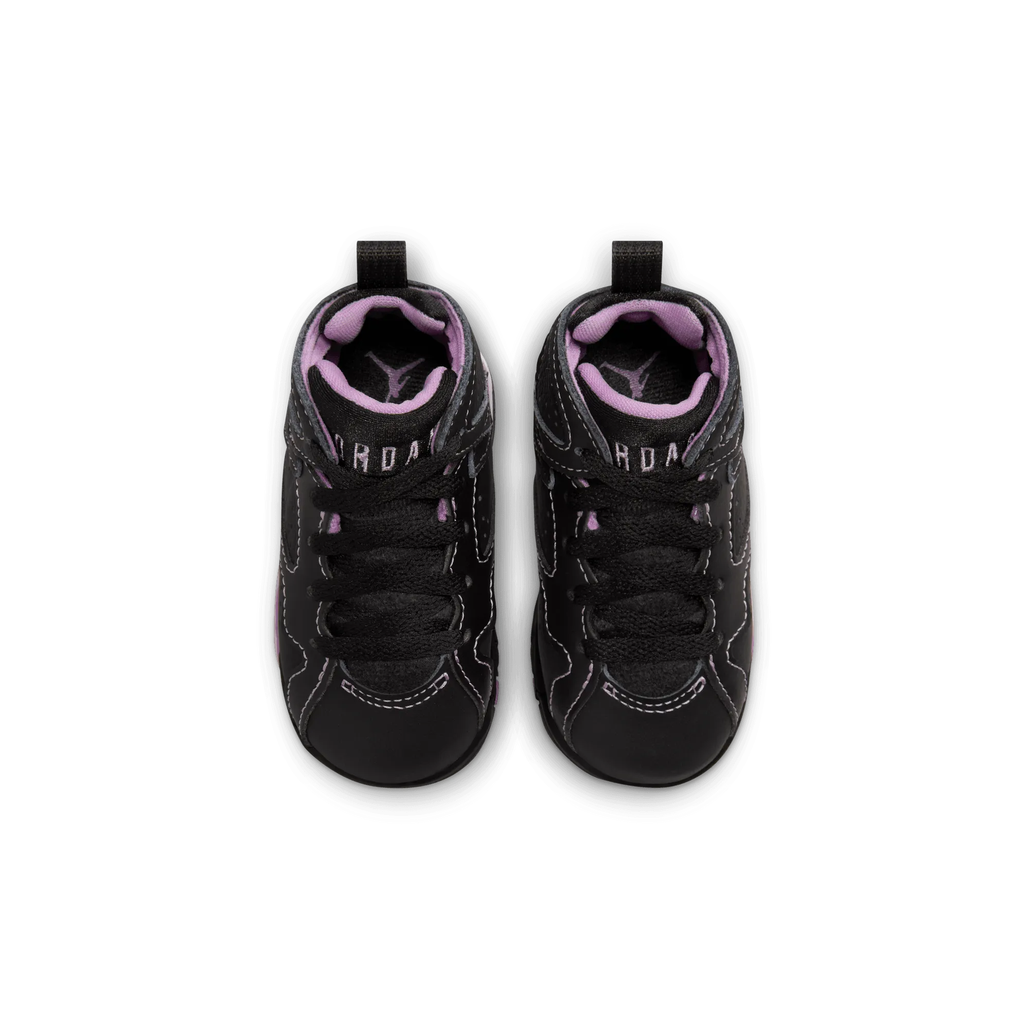 Jordan - Girl - TD Air Jordan Retro 7 - Black/Barely Grape/Rush Fuchsia