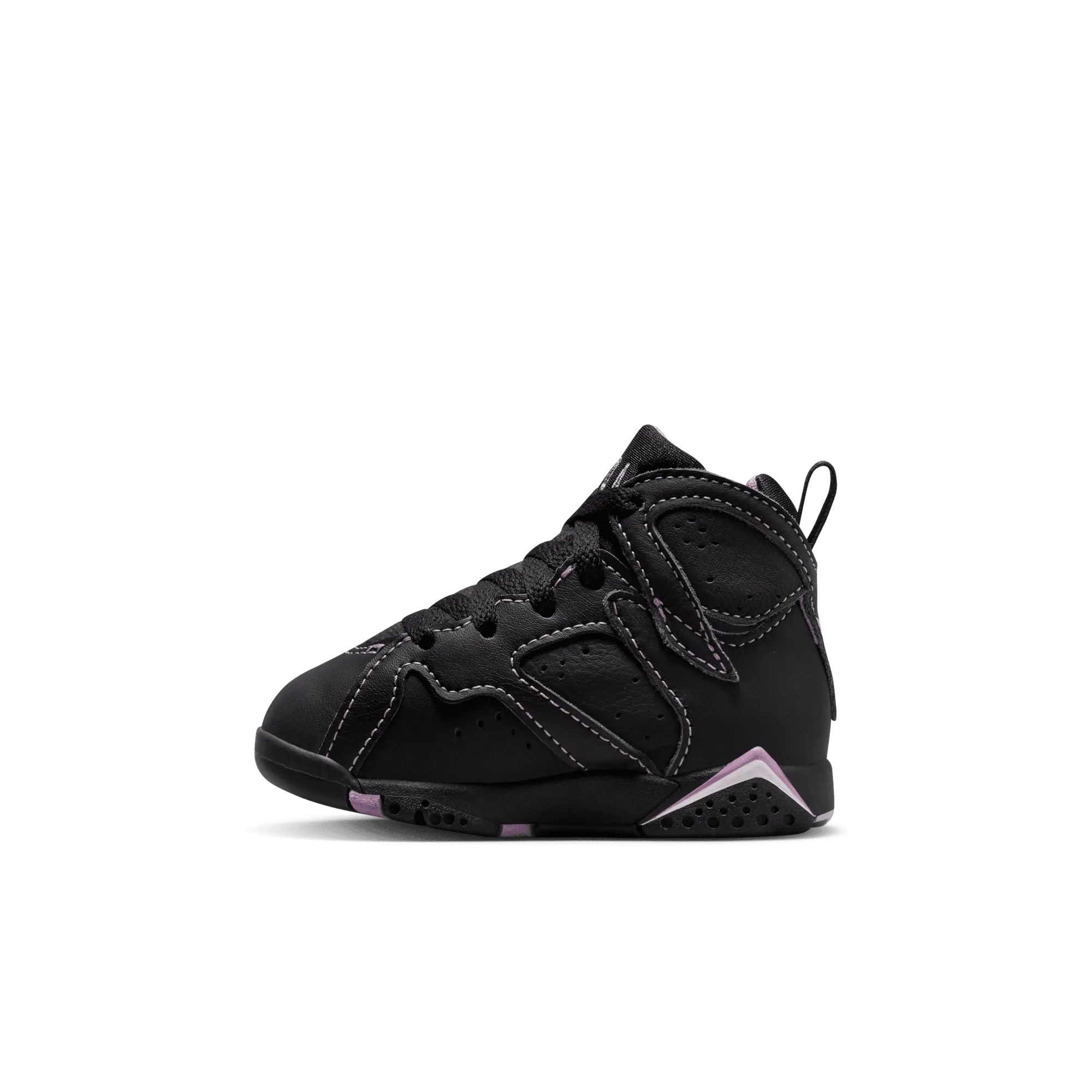 Jordan - Girl - TD Air Jordan Retro 7 - Black/Barely Grape/Rush Fuchsia
