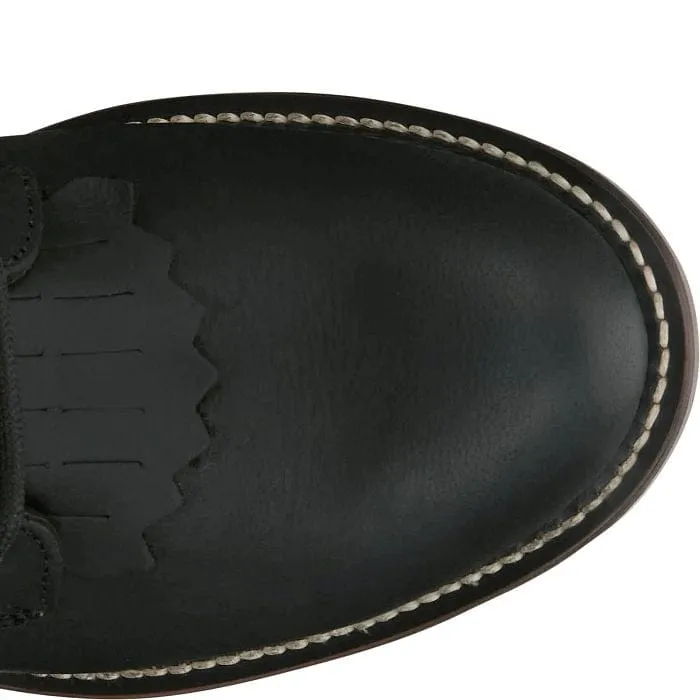 Justin Women's McKean 7" Lace-Up Roper Black