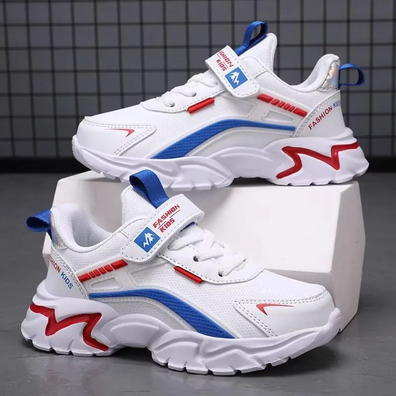 Kids Boy Fashion Lightweight Sport Sneakers for Walking Running Cycling Hiking Travel