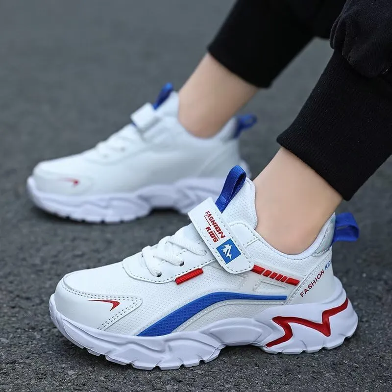 Kids Boy Fashion Lightweight Sport Sneakers for Walking Running Cycling Hiking Travel