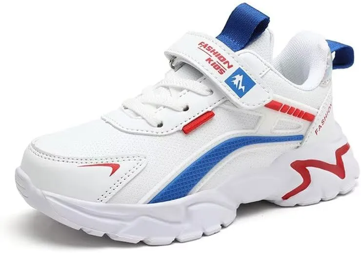 Kids Boy Fashion Lightweight Sport Sneakers for Walking Running Cycling Hiking Travel