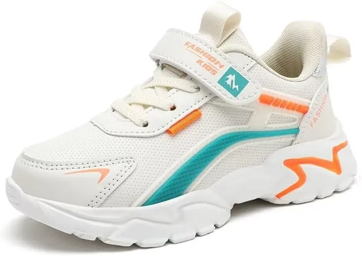 Kids Boy Fashion Lightweight Sport Sneakers for Walking Running Cycling Hiking Travel
