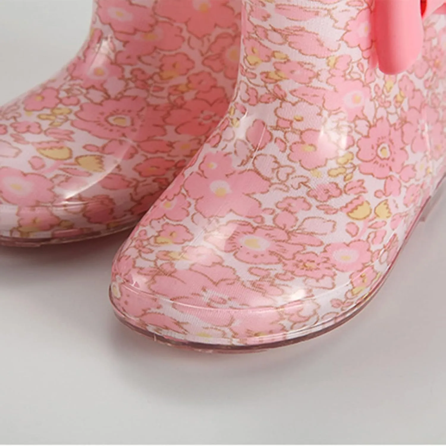 Kids Rain Boots, Toddler Girls Boys Rain Boots Waterproof Water Shoes Non-Slip Mud Boots with Water Shoes for Kids