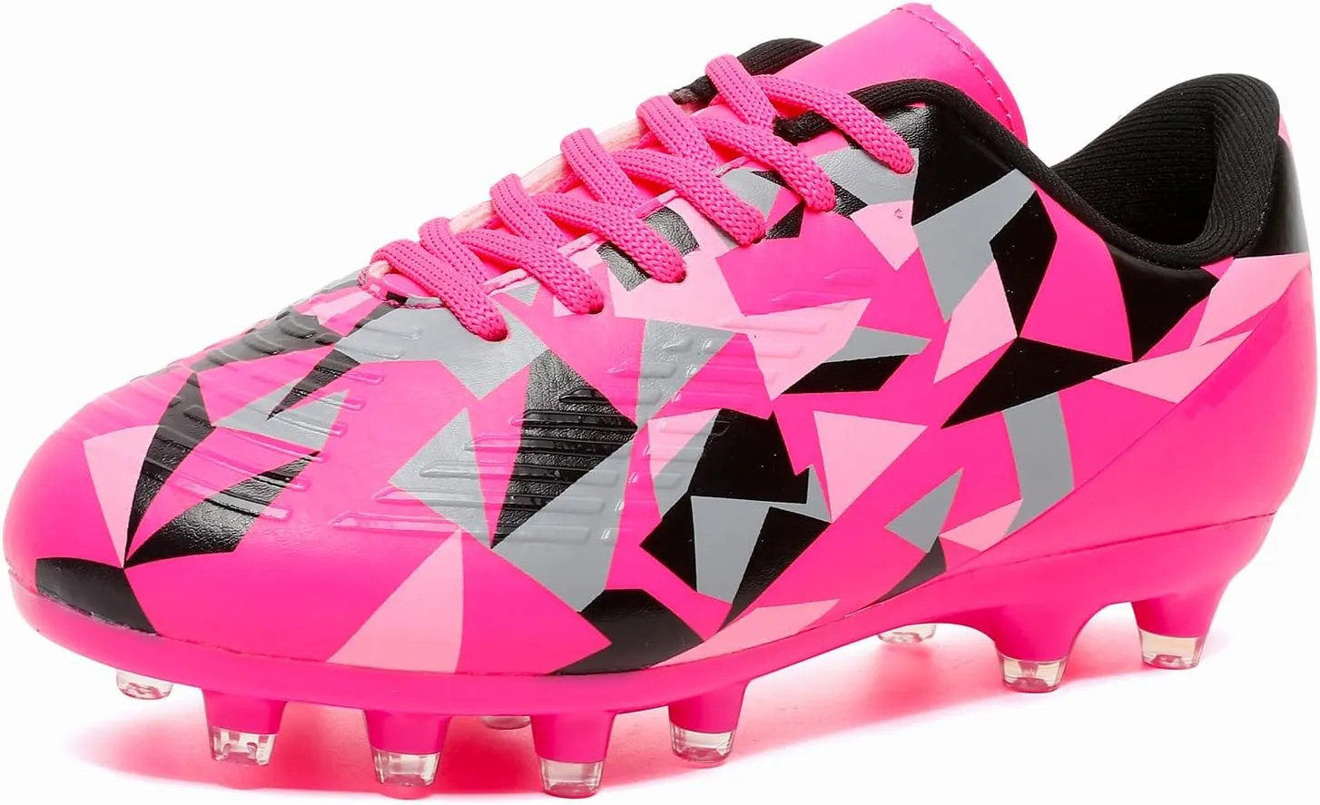 Kids Soccer Cleats Boys Girls Youth Football Cleats for Boys Girls Athletic Outdoor Soccer Shoes Lightweight Teenager Unisex Training Football Shoes for Little and Big Kid