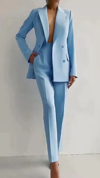 Luxury Women's Two Piece Suit Blazer