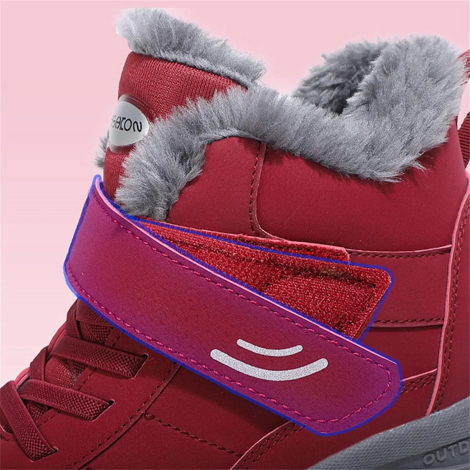 Men Work Boots Soft Toe Hiking Sneakers with Warm Fur Lining Womens Workout Shoes Slip Resistant Waterproof Outdoor Work Botas Lightweight Hike Grounded Footwear
