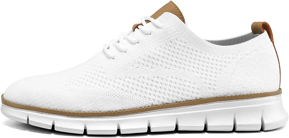 Mens Casual Dress Shoes Fashion Walking Sneakers Mesh Business Oxfords Work Lightweight Soft Sole