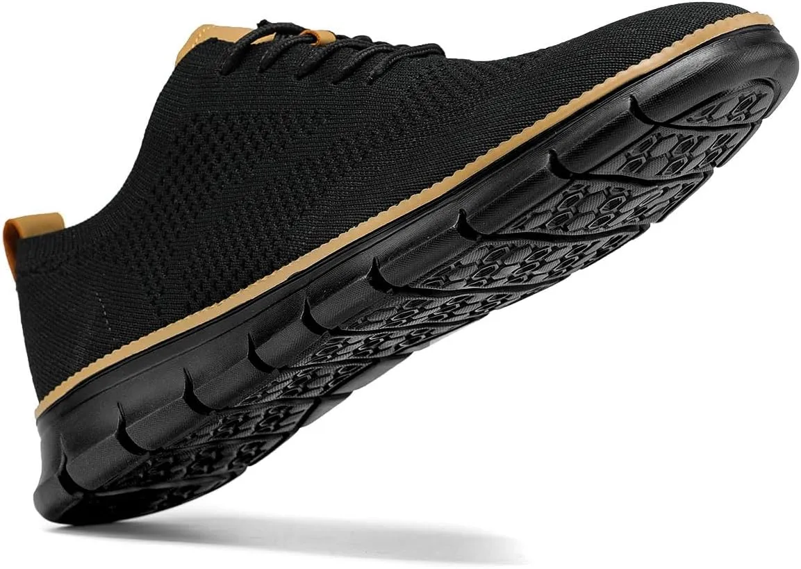 Mens Casual Dress Shoes Fashion Walking Sneakers Mesh Business Oxfords Work Lightweight Soft Sole