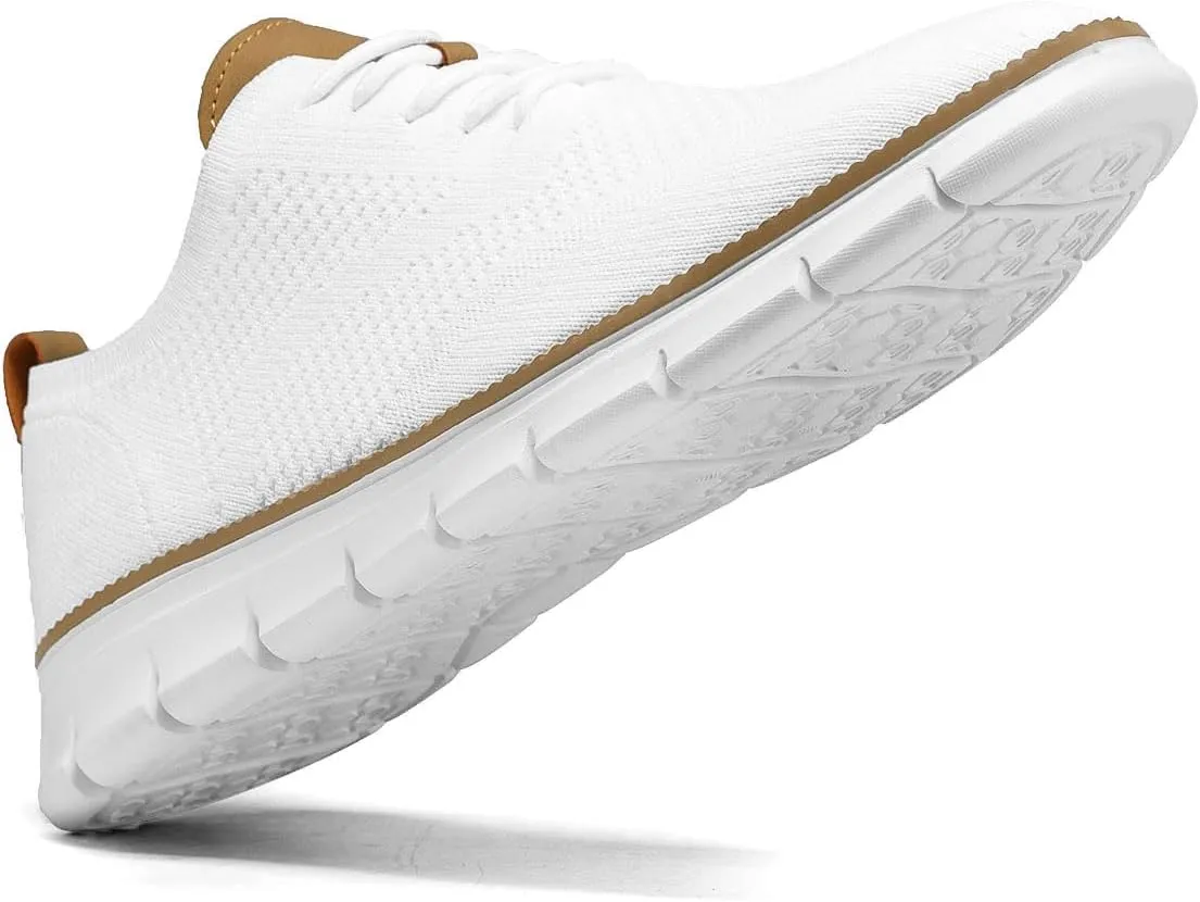 Mens Casual Dress Shoes Fashion Walking Sneakers Mesh Business Oxfords Work Lightweight Soft Sole