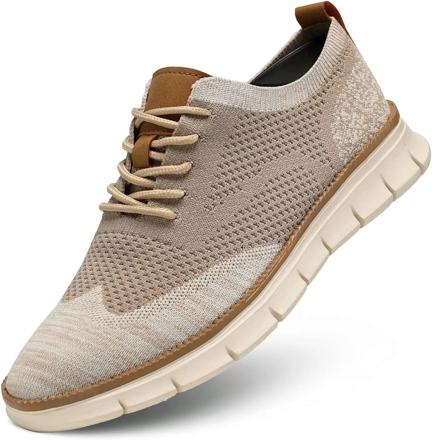 Mens Casual Dress Shoes Fashion Walking Sneakers Mesh Business Oxfords Work Lightweight Soft Sole