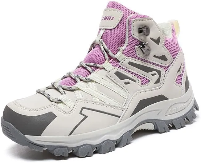 Men's Hiking Shoes, Breathable High Top Climbing Hiking Shoes, Outdoor Trekking Camping Boots, Waterproof Women's Hiking Boots