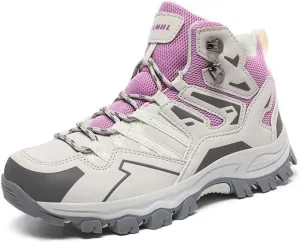 Men's Hiking Shoes, Breathable High Top Climbing Hiking Shoes, Outdoor Trekking Camping Boots, Waterproof Women's Hiking Boots