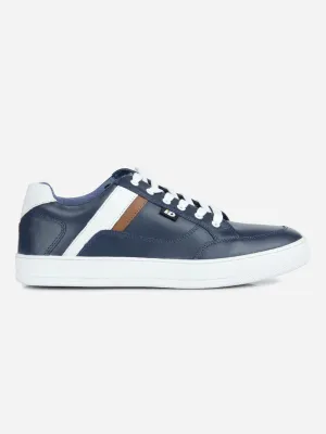 Men's Navy Lace Up Sneaker (ID3052)