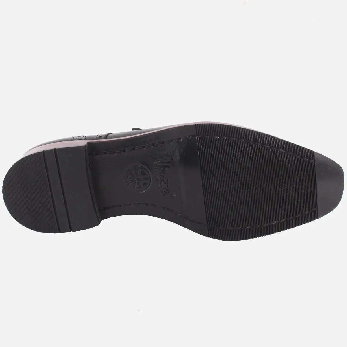 Mens "BLAISE" Double Tone Monk Strap Shoes