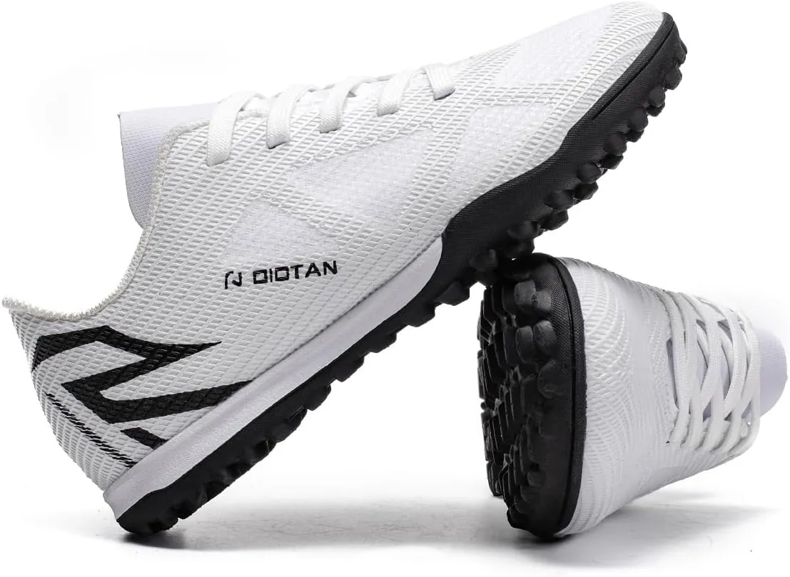 Mens Soccer Cleats Outdoor Lightweight High-Top Training Boots Ground Athletic Football Shoes