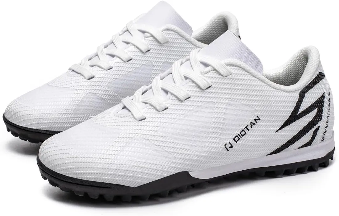 Mens Soccer Cleats Outdoor Lightweight High-Top Training Boots Ground Athletic Football Shoes