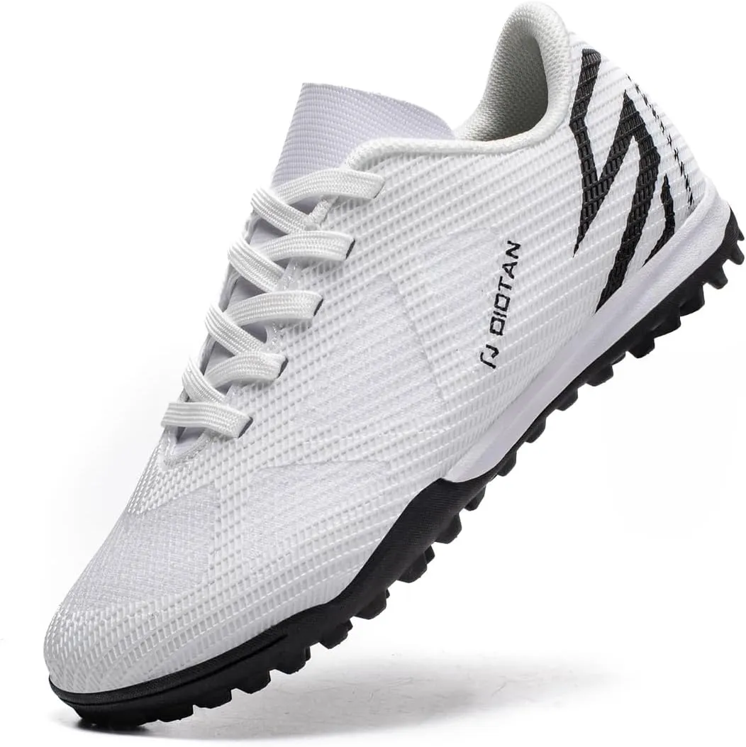 Mens Soccer Cleats Outdoor Lightweight High-Top Training Boots Ground Athletic Football Shoes