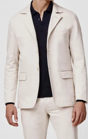 Olimpias Light Sand Heavy Cotton Stretch Twill