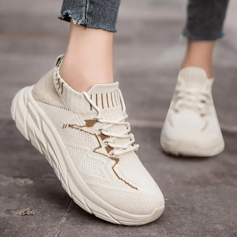 Oltyutc Women's Non-Slip Walking Shoes Running Breathable Tennis Comfortable Athletic Gym Workout Fashion Casual Sneakers