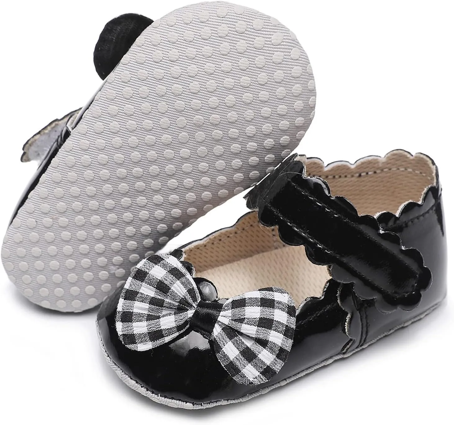 One Year Old Shoes Infant Girls Single Shoes Ruffles Bowknot First Walkers Shoes Toddler Sandals Size 4 Boys Shoes