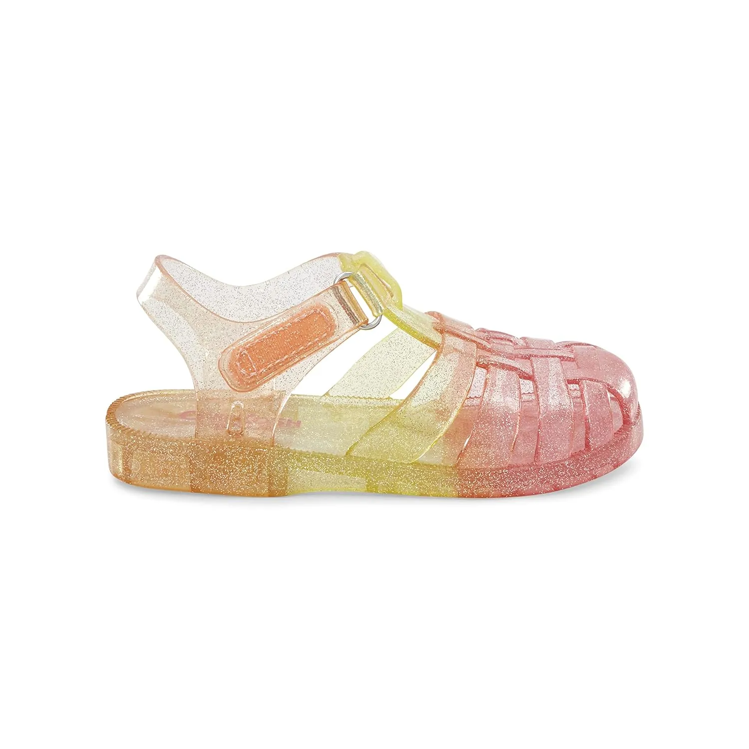 OshKosh B'Gosh girls Os22q01b Sandal, Pink/Coral, 10 Toddler US