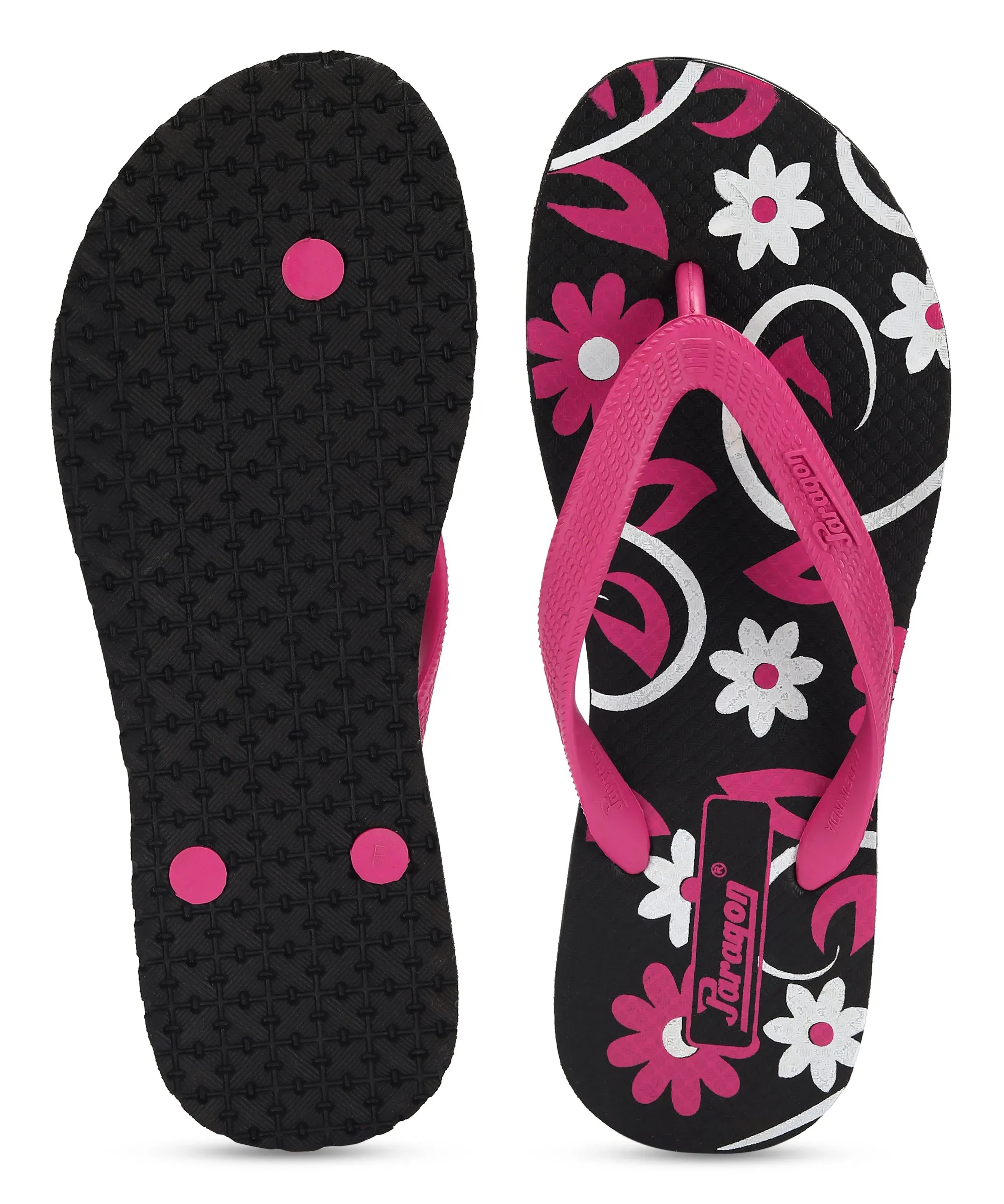 Paragon HWK3737L Women Stylish Lightweight Flipflops | Comfortable soles | Casual & Trendy Slippers | Indoor & Outdoor