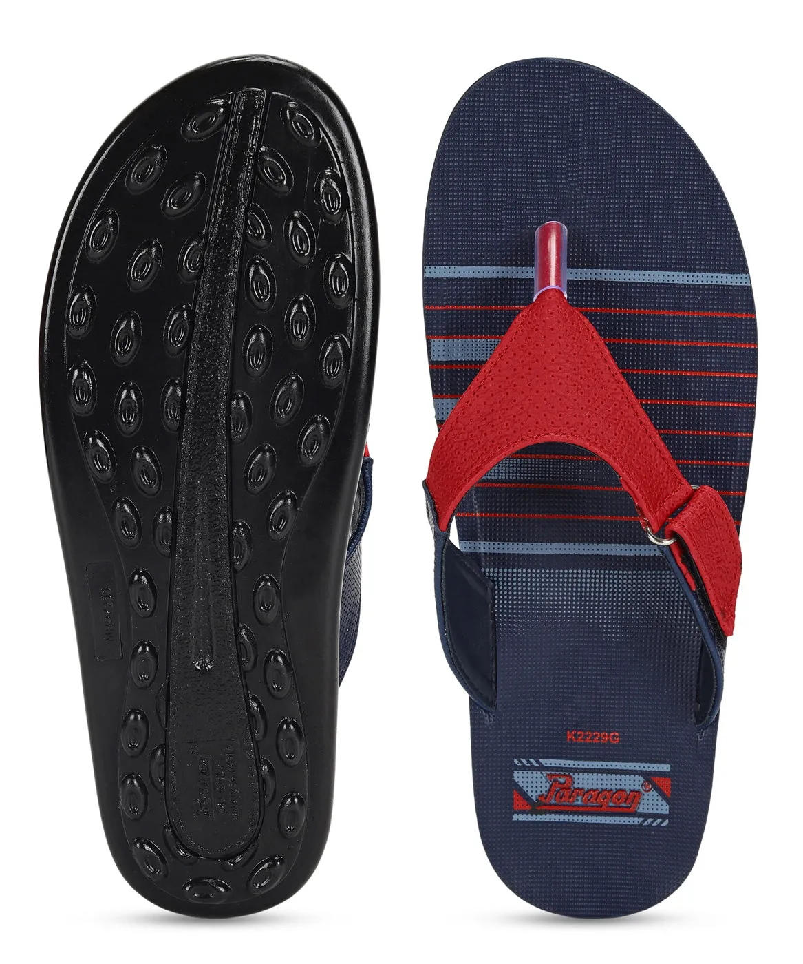 Paragon PUK2229G Men Stylish Lightweight Flipflops | Comfortable soles| Casual & Trendy Slippers | Indoor & Outdoor