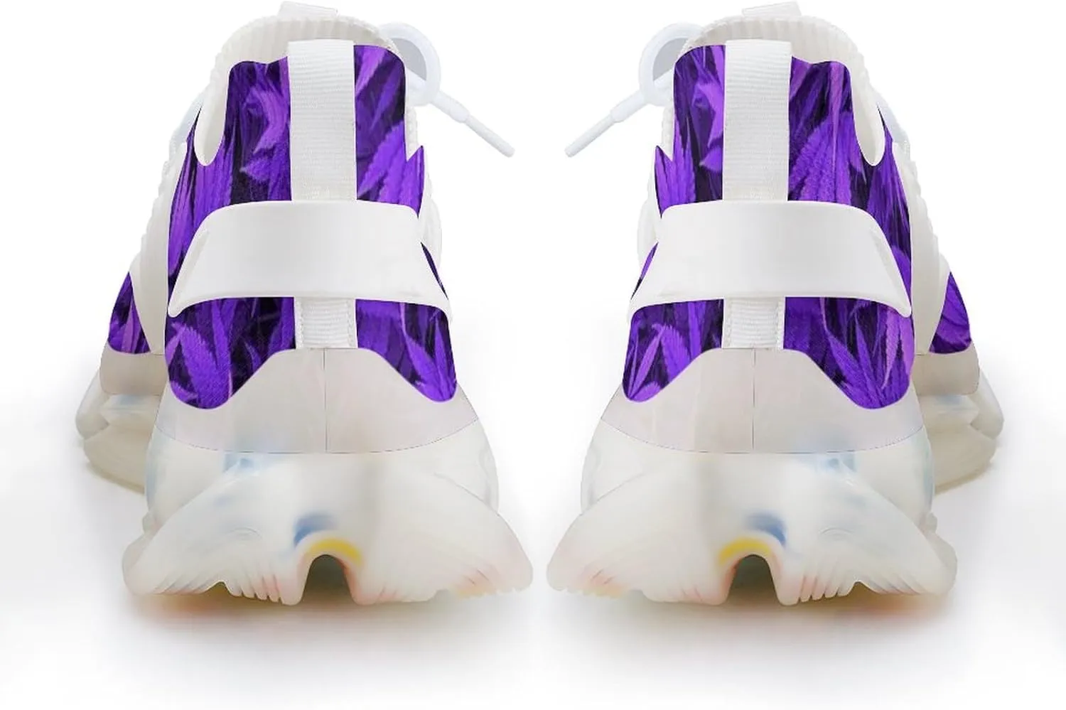 Purple Pot Leaf Weed Men's Running Sports Walking Shoes Athletic Training Shoe Breathable Non Slip Sneakers