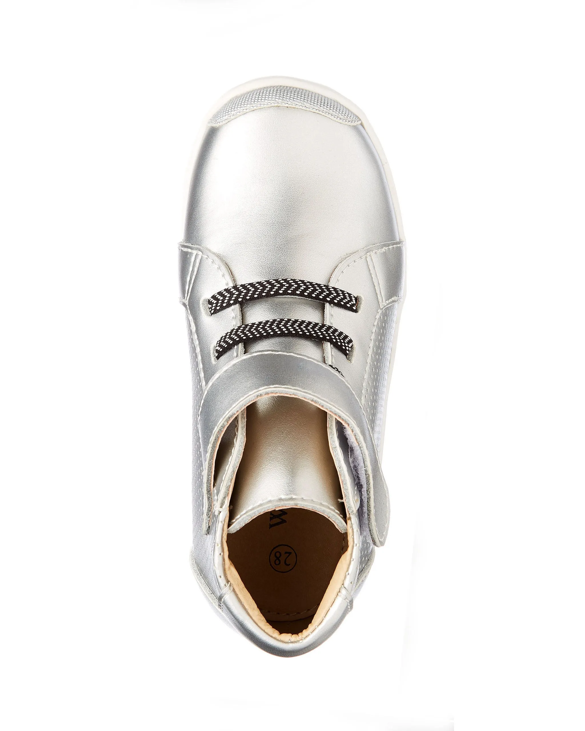 River Leather Boot Silver