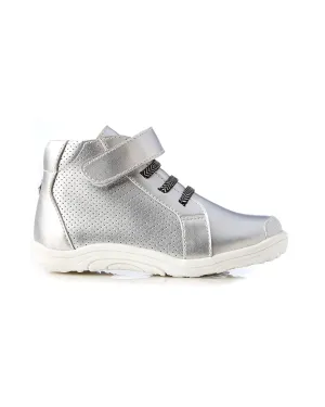 River Leather Boot Silver