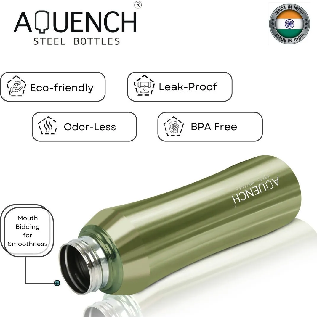 Rush Metalic Green Water Bottle