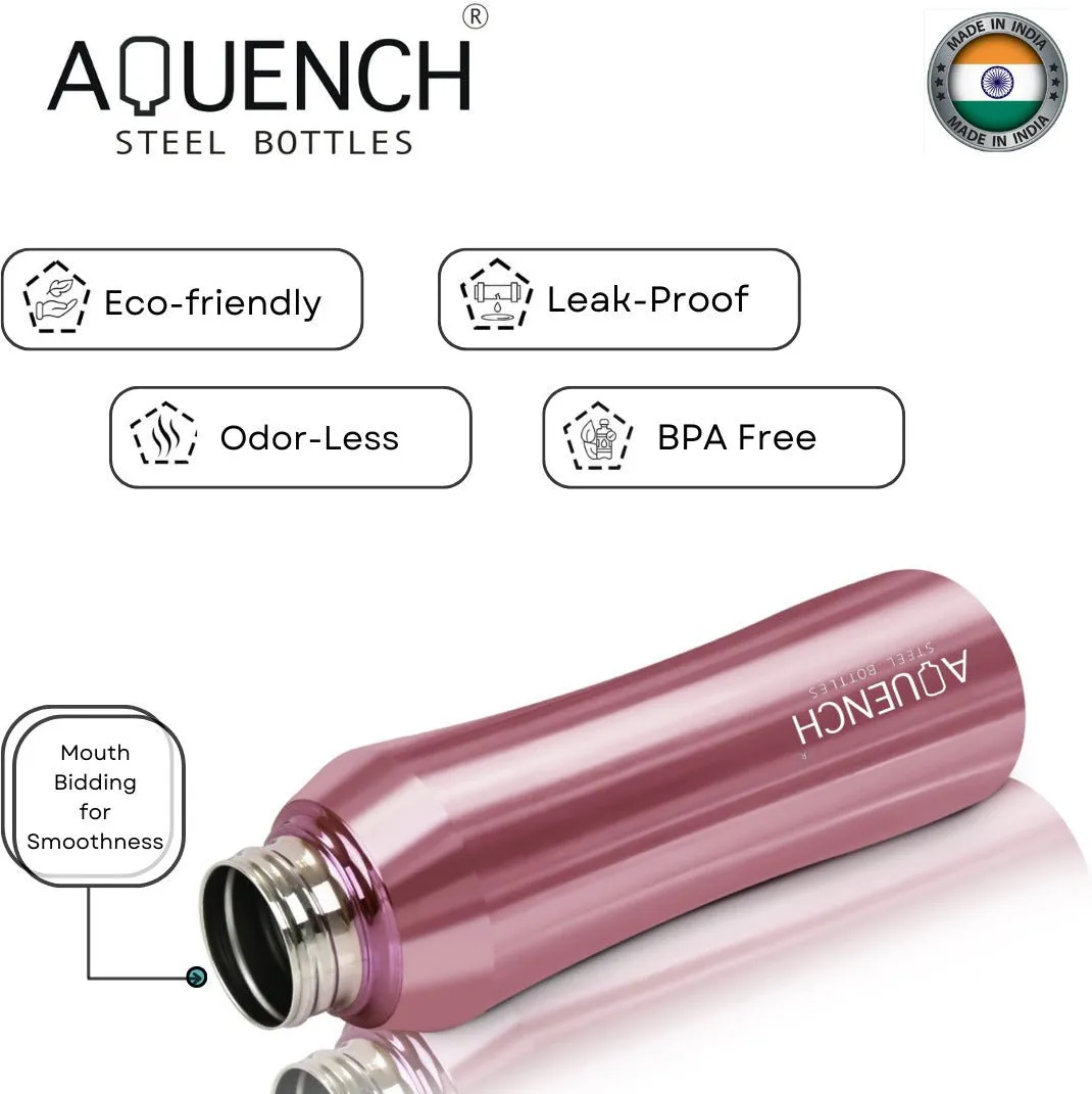 Rush Metallic Pink Water Bottle