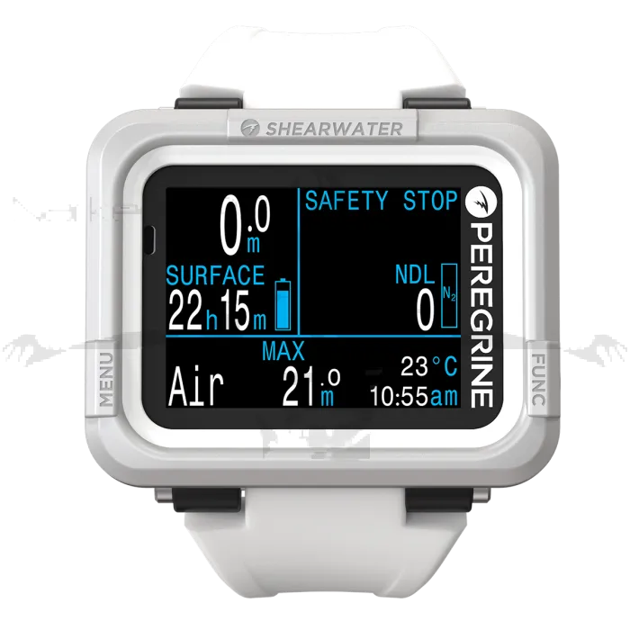 Shearwater PEREGRINE Adventures Edition Dive Computer - Air, Nitrox, 3 Gas