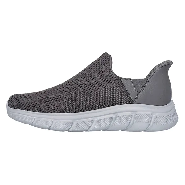 SKECHERS BOBS B FLEX LIFESTYLE SHOES FOR MEN, GREY