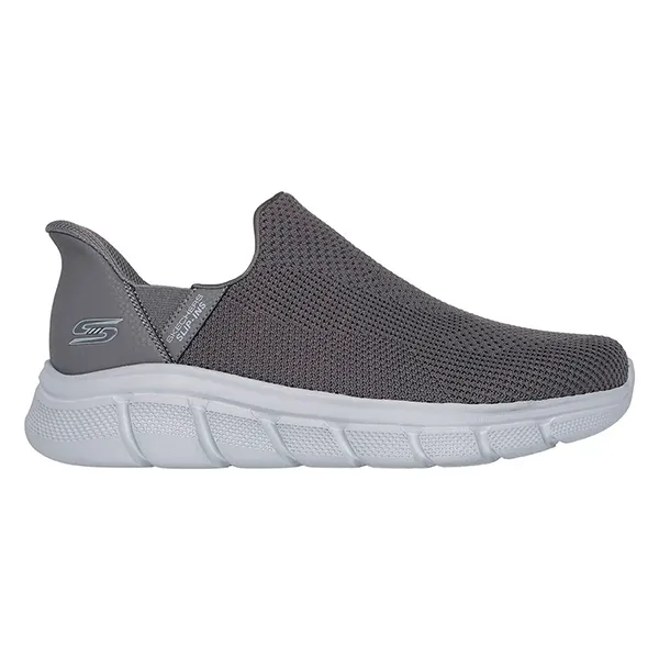 SKECHERS BOBS B FLEX LIFESTYLE SHOES FOR MEN, GREY