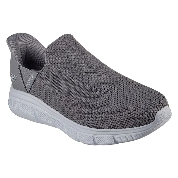 SKECHERS BOBS B FLEX LIFESTYLE SHOES FOR MEN, GREY