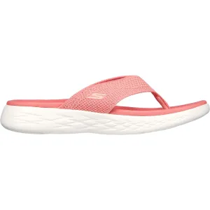 Skechers Womens On The Go 600 Flip Flop Sandal - Pink
