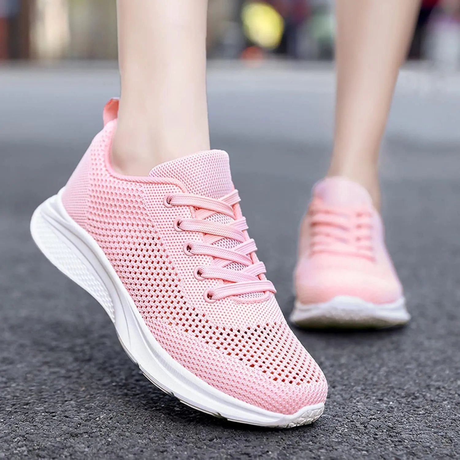 Sneakers for Women Running Shoes Fashion Walking Lace Up Mens Casual Shoes Workout Women's Casual Shoes White Platform Sneakers Black Tennis Shoe Trainers Shoe