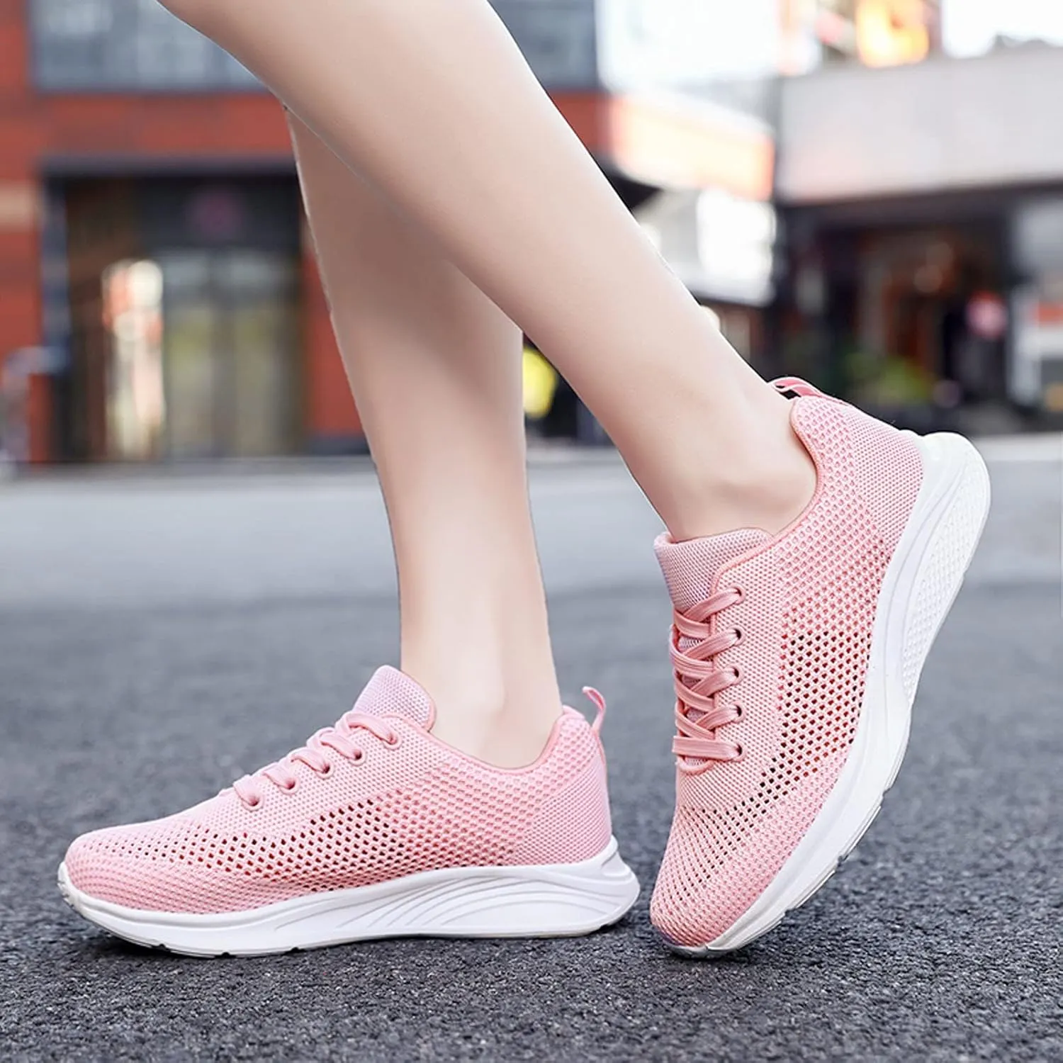 Sneakers for Women Running Shoes Fashion Walking Lace Up Mens Casual Shoes Workout Women's Casual Shoes White Platform Sneakers Black Tennis Shoe Trainers Shoe