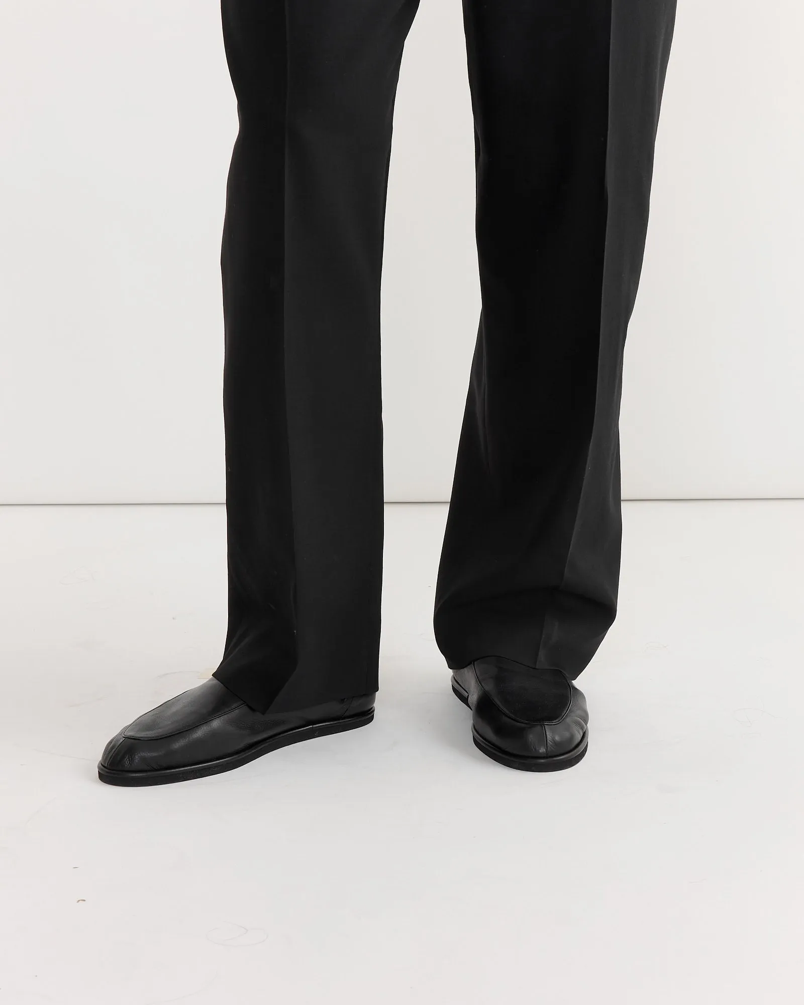 Soft Leather Loafer in Black