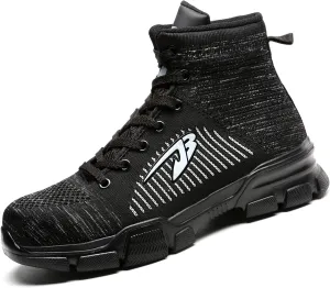 Steel Toe Work Boots for Men Women Lightweight Industrial & Construction Indestructible Safety Comfortable Shoes