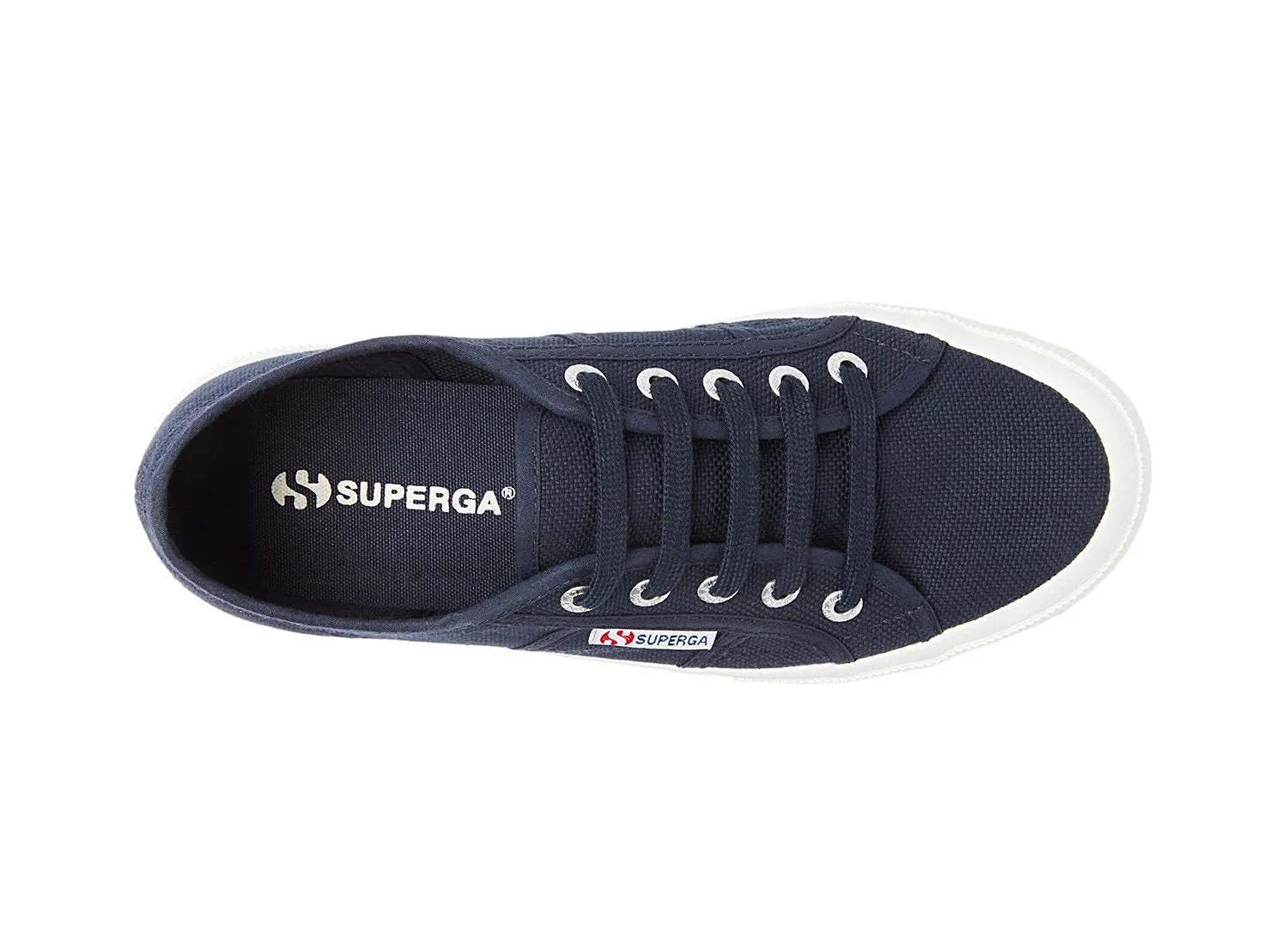 Superga 2750 Cotu Classic Lace Up Fashion Shoe Sneaker Navy (39.5 (US Men's 7, US Women's 8.5) Medium, NAVY)