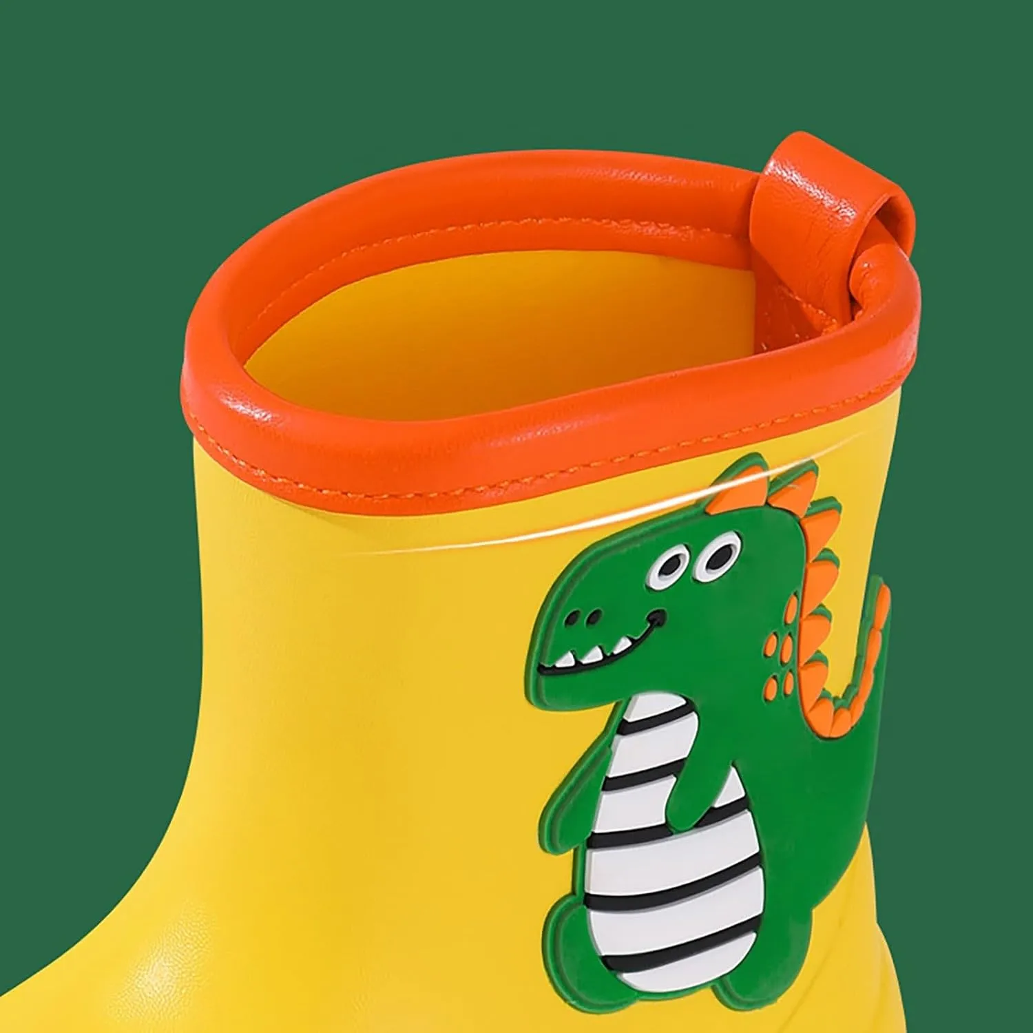 Toddler Dinosaur Rain Boots for Boys Girls Lightweight Waterproof Mud Boots Kids Rain Shoes Baby Water Infant Shoes