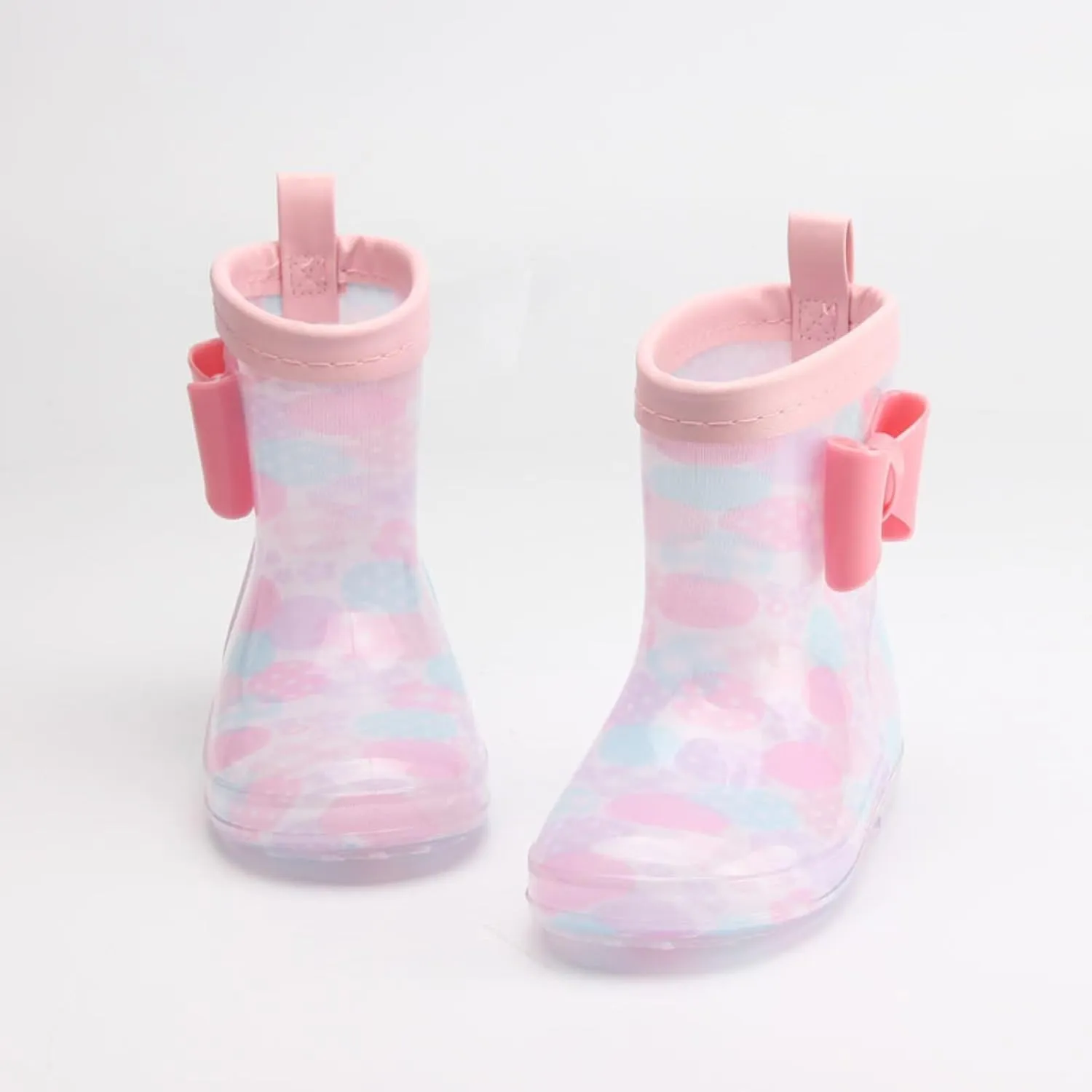 Toddler Rain Boots Rain Boots Short Rain Boots for Toddler Easy Lightweight Girls High Heels Rain Boots